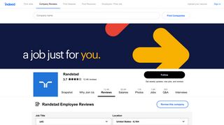 Working at Randstad: 8,112 Reviews | Indeed.com