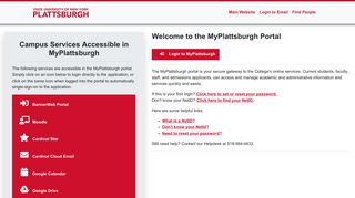 MyPlattsburgh - SUNY Plattsburgh