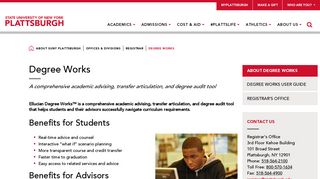 Registrar | Degree Works | SUNY Plattsburgh