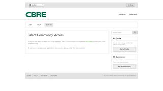 Sign In - CBRE Careers