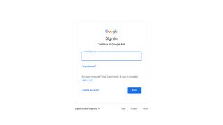 Sign in - Advertising - Google
