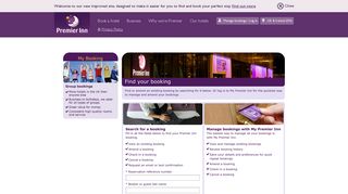 Search for a booking - My Premier Inn