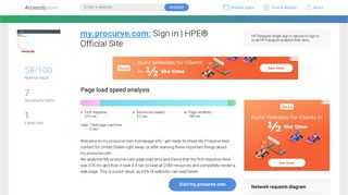 Access my.procurve.com. Sign in | HPE® Official Site