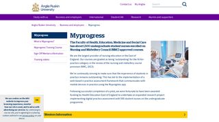 Myprogress - Anglia Ruskin University
