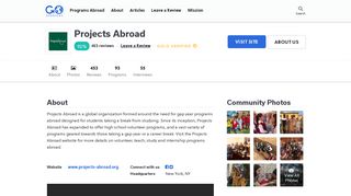 Projects Abroad | Reviews and Programs | Go Overseas
