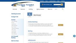 Personal Banking Services | St. Louis, MO ... - Providence Bank