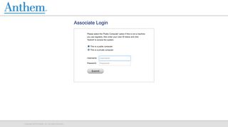 Associate Login