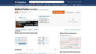 MyRentToOwn Reviews - 56 Reviews of Myrenttoown.com | Sitejabber