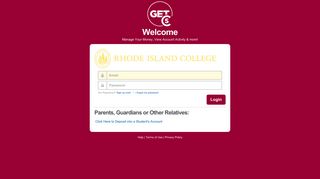GET - Login - Rhode Island College - Cbord