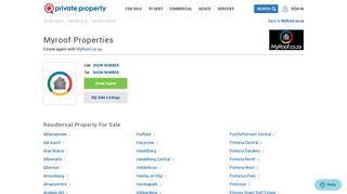Myroof Properties | MyRoof.co.za | Private Property