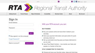 Log in to MyRTA - New Orleans Regional Transit Authority