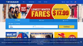 Official Ryanair website | Cheap flights in Europe | Ryanair