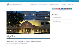 MyChart Monroe, Louisiana (LA), St. Francis Medical Center