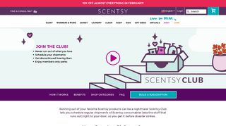 Join the Club, The Scentsy Club | Subscription Program with Great Perks