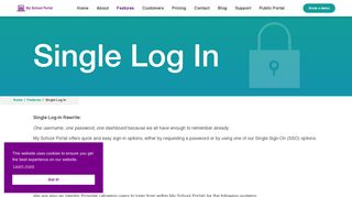 Single Log In - My School Portal
