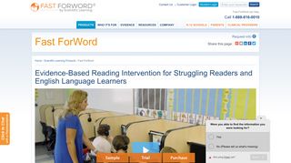 Fast ForWord Language & Reading Intervention | Scientific Learning