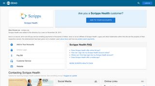 Scripps Health: Login, Bill Pay, Customer Service and Care Sign-In