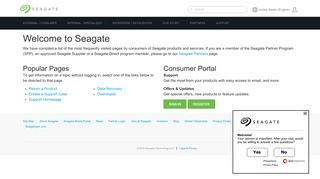 Consumer Login | Seagate US