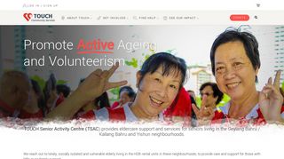 TOUCH Senior Activity Centre Homepage