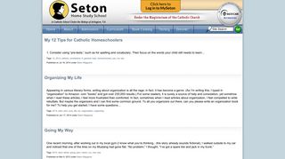 my - Seton Home Study School