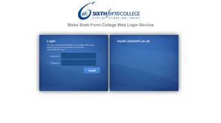 My SFC - Stoke Sixth Form College