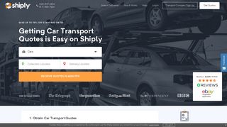 Low Cost Car Transport Quotes - Easy and Fast - Shiply