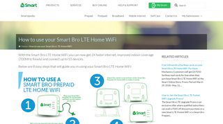 How to use your Smart Bro LTE Home WiFi - Smartopedia - Help ...