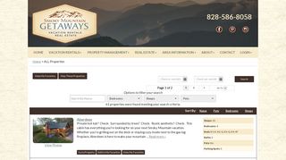 ALL Properties Vacation Rentals | Smoky Mountain Getaways