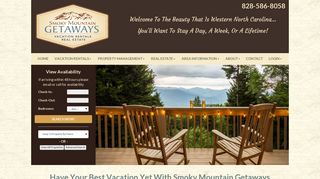 Vacation Rentals - Smoky Mountain Cabin Rentals in Bryson City ...