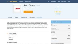 Snap Fitness Reviews | Fitness Centers Companies | Best Company