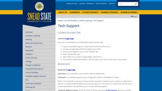 Technical Requirements | Snead State
