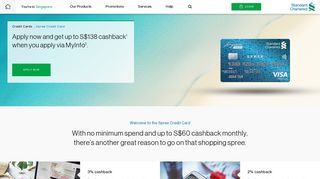 Spree Credit Card - Standard Chartered Singapore