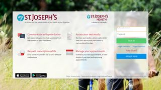 My St.Josephs - Login Page