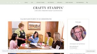 FAQ about Join Stampin' Up! as a Demonstrator - Crafty Stampin'