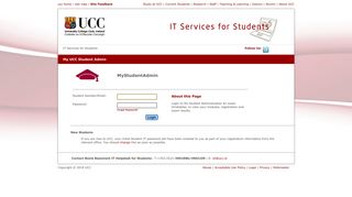 University College Cork(UCC): IT Services for Students