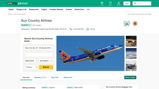 Sun Country Airlines Flights and Reviews (with photos) - TripAdvisor