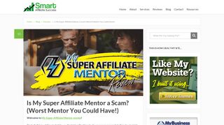 Is My Super Affiliate Mentor a Scam? (Worst Mentor You Could Have!)