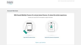 Suzuki Mobility Finance - Account Services - WesBank