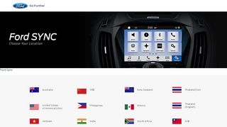 Ford Sync for Australia, India, Mexico, China, New Zealand,Thailand ...