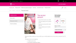 Top up your account - Makedonski Telekom