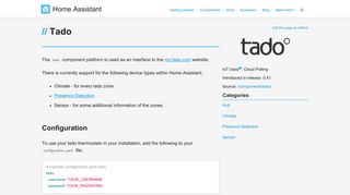 Tado Device Tracker - Home Assistant