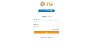 Login to your Account - TG Group