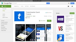 Ticketmaster Event Tickets - Apps on Google Play
