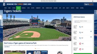 Tigers Tickets | Detroit Tigers - MLB.com