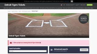 Detroit Tigers Tickets | Buy or Sell Detroit Tigers 2019 Tickets - viagogo