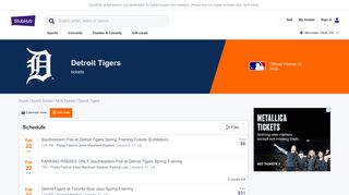 Detroit Tigers tickets at StubHub!