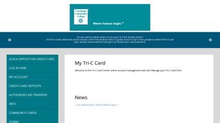 My Tri-C Card - JSA Technologies