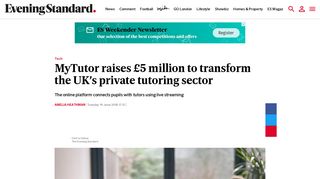 MyTutor raises £5 million to transform the UK's tutoring sector | London ...