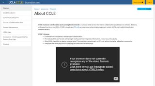 Course: About CCLE - UCLA CCLE