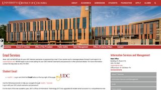 Student Email - UDC